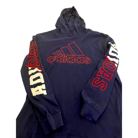 Adidas • Long sleeve Top • Blue • Boys Size XL • Like new. - Picture 1 of 1